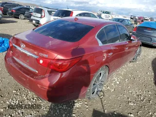 2014 Infiniti Q50 Hybrid Sport with VIN JN1AV7ARXEM702518, listed as a Copart auction lot 44675065 with 132,754 mi miles and Salvage Title. Bid and sale history available at carsss.com. Image 3.