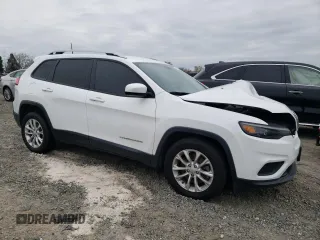 2020 Jeep Cherokee Latitude with VIN 1C4PJLCB4LD543892, listed as a Copart auction lot 47967535 with 54,415 mi miles and Salvage title. Bid and sale history available at DreamBid. Image 4.
