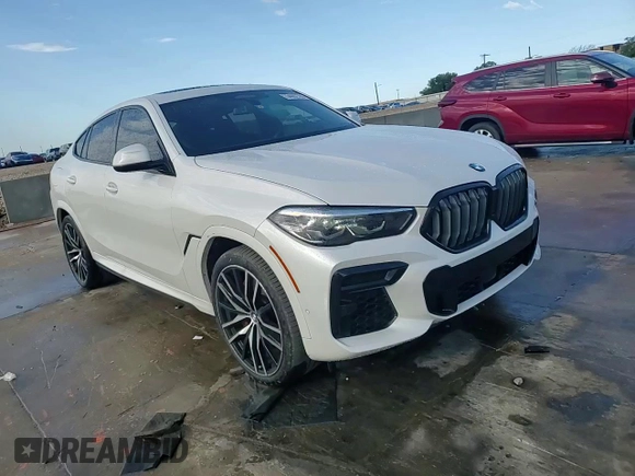 2023 BMW X6 xDrive40i z VIN 5UXCY6C08P9N43749, wystawiony jako Copart lot #54092795 z przebiegiem 39 495 mil mil oraz Szkody całkowita. Historia ofert i sprzedaży dostępna na DreamBid. Obrazek 15.