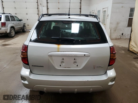 2004 Pontiac Vibe with VIN 5Y2SM628X4Z456575, listed as a Copart auction lot 59586495 with 190,944 mi miles and Clean title. Bid and sale history available at DreamBid. Image 6.