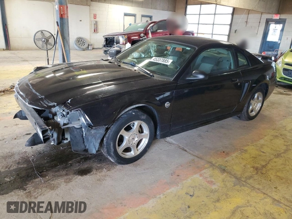 2004 Ford Mustang Standard with VIN 1FAFP40624F171584, listed as a Copart auction lot 45337885 with 0 mi miles and Clean Title. Bid and sale history available at carsss.com. Image 1.