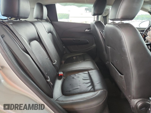 2015 Chevrolet Sonic LTZ with VIN 1G1JE6SBXF4109423, listed as a Copart auction lot 60329525 with 109,126 mi miles and Salvage title. Bid and sale history available at DreamBid. Image 10.