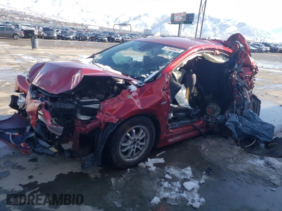 2017 Toyota Prius Two with VIN JTDKBRFU5H3540553, listed as a Copart auction lot 37946623 with Not Provided miles and Salvage Title. Bid and sale history available at DreamBid. Image 1.
