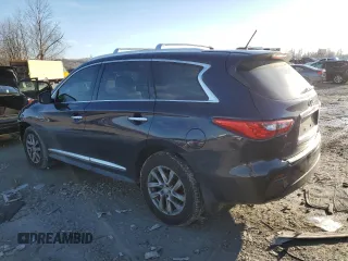 2015 Infiniti QX60 with VIN 5N1AL0MM1FC532353, listed as a Copart auction lot 43291125 with 87,530 mi miles and Salvage title. Bid and sale history available at DreamBid. Image 2.