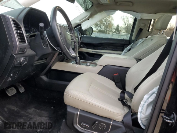 2019 Ford Expedition Max Platinum z VIN 1FMJK1MTXKEA57820, wystawiony jako Copart lot #82430554 z przebiegiem 74 363 mil mil oraz Szkoda całkowita • Salvage title. Historia ofert i sprzedaży dostępna na DreamBid. Obrazek 7.