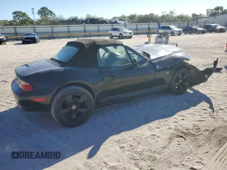 2001 BMW Z3 2.5i with VIN WBACN33401LM02242, listed as a Copart auction lot 82600984 with 0 mi miles and Clean Title. Bid and sale history available at carsss.com. Image 3.