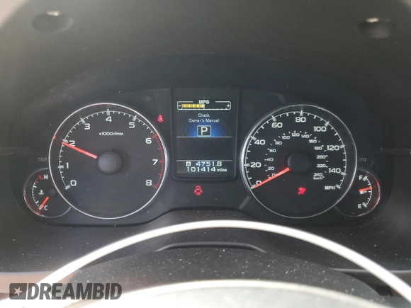 2013 Subaru Legacy Limited with VIN 4S3BMBK63D3003005, listed as a Copart auction lot 54014055 with 101,414 mi miles and Clean Title. Bid and sale history available at DreamBid. Image 9.