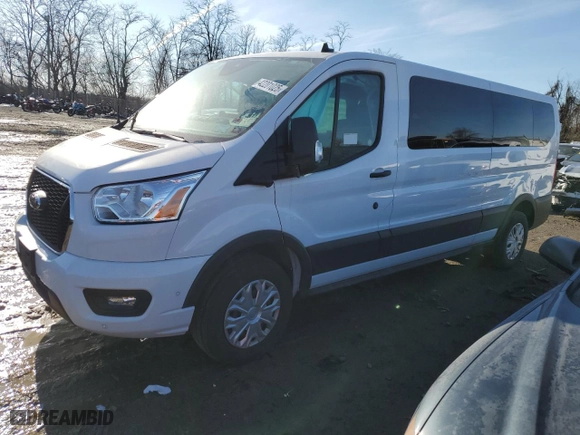 2022 Ford Transit Passenger Wagon XL with VIN 1FBAX2Y82NKA79497, listed as a Copart auction lot 42201025 with 52,937 mi miles and Clean Title. Bid and sale history available at carsss.com. Image 1.