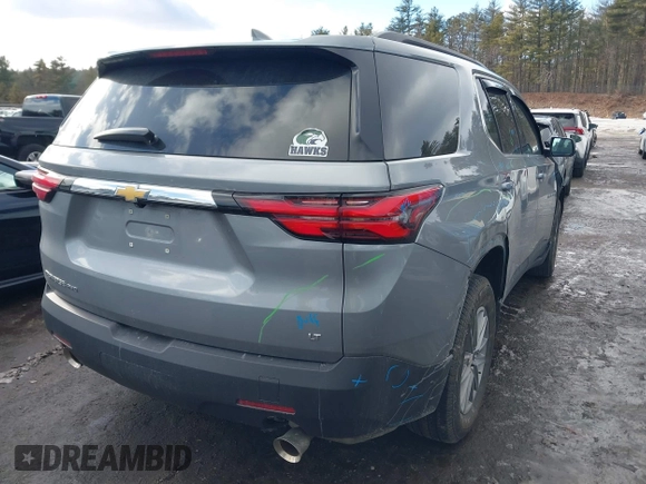 2023 Chevrolet Traverse LT Leather with VIN 1GNEVHKW8PJ215256, listed as a IAAI auction lot 41456367 with 31,606 mi miles. Bid and sale history available at carsss.com. Image 4.