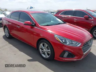 2018 Hyundai Sonata SEL with VIN 5NPE34AF4JH609393, listed as a IAAI auction lot 41915342 with 87,467 mi miles and . Bid and sale history available at DreamBid. Image 1.