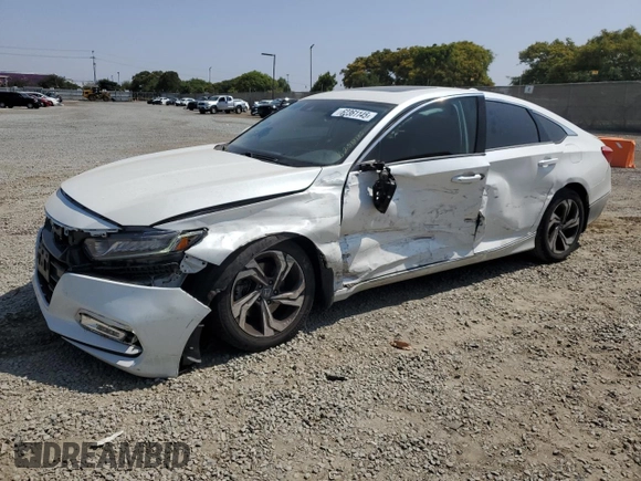 2018 Honda Accord EX-L with VIN 1HGCV2F57JA020319, listed as a Copart auction lot 62361145 with 84,931 mi miles and Salvage title. Bid and sale history available at DreamBid. Image 1.