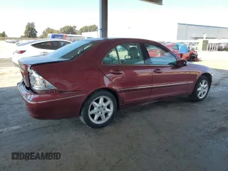 2002 Mercedes-Benz C 230/260/280/320 with VIN WDBRF64J32F266042, listed as a Copart auction lot 53196315 with 178,006 mi miles and Salvage title. Bid and sale history available at DreamBid. Image 3.