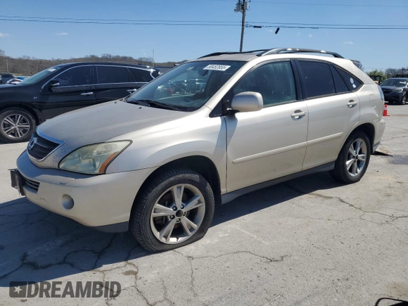 2006 Lexus RX 400h with VIN JTJGW31UX60004370, listed as a Copart auction lot 50452855 with Not provided miles and Clean title. Bid and sale history available at DreamBid. Image 1.