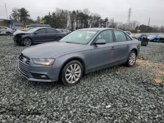 2014 Audi A4 Premium with VIN WAUBFAFL2EN006596, listed as a Copart auction lot 86002414 with 157,393 mi miles and Salvage Title. Bid and sale history available at carsss.com. Image 1.