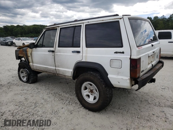 1992 Jeep Cherokee SE with VIN 1J4FJ28S1NL154354, listed as a Copart auction lot 71081634 with 0 mi miles and Salvage Title. Bid and sale history available at carsss.com. Image 2.