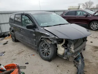 2015 Dodge Grand Caravan SE with VIN 2C4RDGBGXFR709645, listed as a Copart auction lot 50790715 with Not Provided miles and Salvage Title. Bid and sale history available at DreamBid. Image 4.