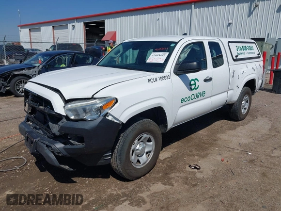 2018 Toyota Tacoma SR with VIN 5TFRX5GNXJX109804, listed as a IAAI auction lot 42055457 with 111,522 mi miles and . Bid and sale history available at DreamBid. Image 2.