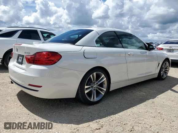 2016 BMW 4 Series 428i with VIN WBA3V7C57G5A24971, listed as a Copart auction lot 73982454 with Not Provided miles and Salvage Title. Bid and sale history available at carsss.com. Image 3.