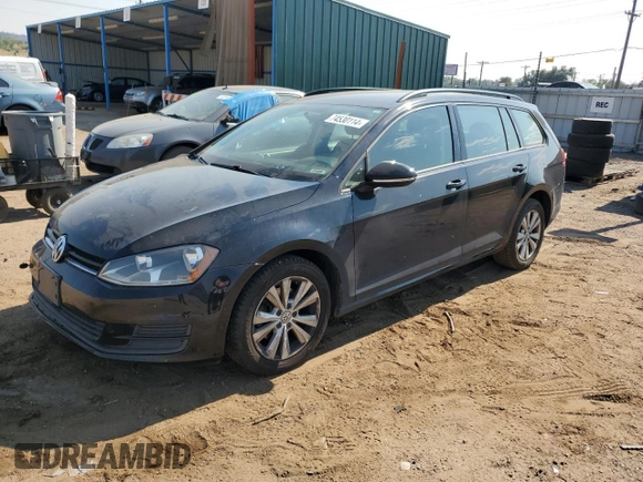 2017 Volkswagen Golf SportWagen S with VIN 3VW017AU2HM504269, listed as a Copart auction lot 74530114 with 139,754 mi miles and Salvage Title. Bid and sale history available at carsss.com. Image 1.