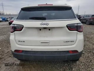 2018 Jeep Compass Limited with VIN 3C4NJDCB4JT440556, listed as a Copart auction lot 46345255 with Not Provided miles and Salvage Title. Bid and sale history available at DreamBid. Image 6.