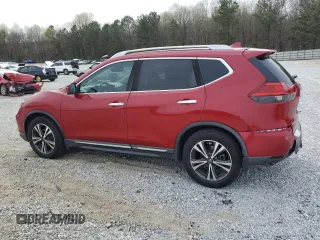 2017 Nissan Rogue SV with VIN 5N1AT2MT2HC747648, listed as a Copart auction lot 50000555 with 101,624 mi miles and Salvage Title. Bid and sale history available at carsss.com. Image 2.