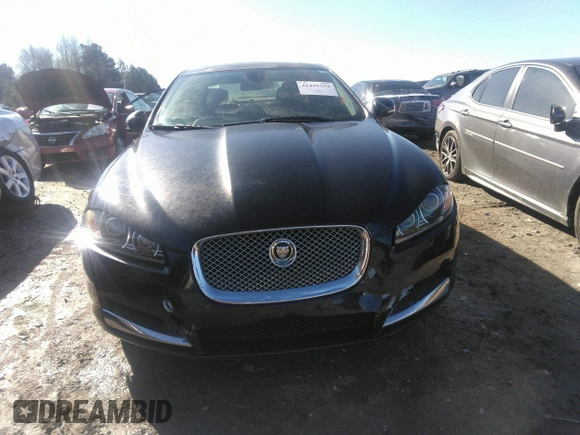 2013 Jaguar XF I4 RWD with VIN SAJWA0ES7DPU05482, listed as a IAAI auction lot 41445294 with 1 mi miles. Bid and sale history available at carsss.com. Image 12.