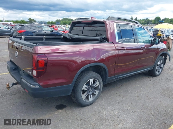2019 Honda Ridgeline RTL z VIN 5FPYK3F50KB043492, wystawiony jako IAAI lot #42265068 z przebiegiem 86 768 mil mil oraz . Historia ofert i sprzedaży dostępna na DreamBid. Obrazek 4.