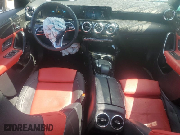 2023 Mercedes-Benz CLA 250 with VIN W1K5J4HB1PN327770, listed as a Copart auction lot 58788115 with 23,291 mi miles and Salvage title. Bid and sale history available at DreamBid. Image 8.