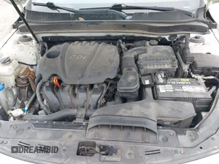2013 Kia Optima LX with VIN KNAGM4A76D5379047, listed as a IAAI auction lot 41973373 with 135,454 mi miles. Bid and sale history available at carsss.com. Image 10.