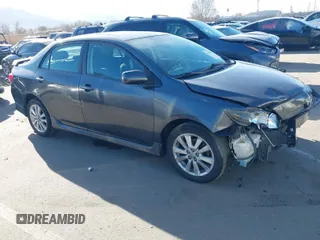 2009 Toyota Corolla with VIN 1NXBU40E89Z100073, listed as a IAAI auction lot 41783064 with 144,866 mi miles. Bid and sale history available at carsss.com. Image 1.