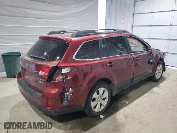 2011 Subaru Outback Limited Power Moon with VIN 4S4BRDLC9B2436716, listed as a Copart auction lot 50954425 with 113,434 mi miles and Salvage title. Bid and sale history available at DreamBid. Image 3.