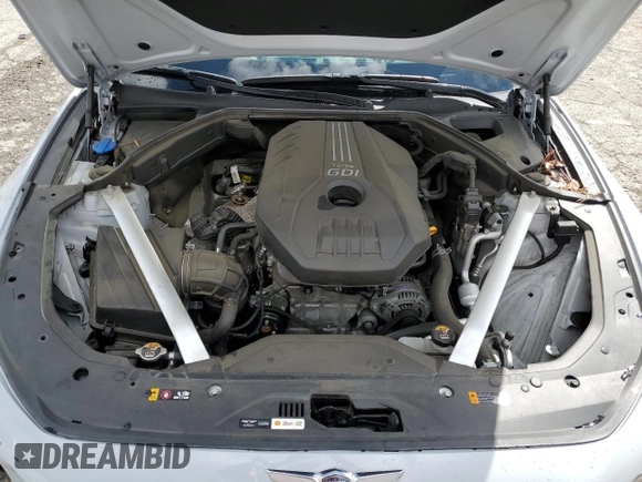 2020 Genesis G70 2.0T with VIN KMTG64LA7LU056492, listed as a Copart auction lot 46338413 with 24,645 mi miles and . Bid and sale history available at DreamBid. Image 12.