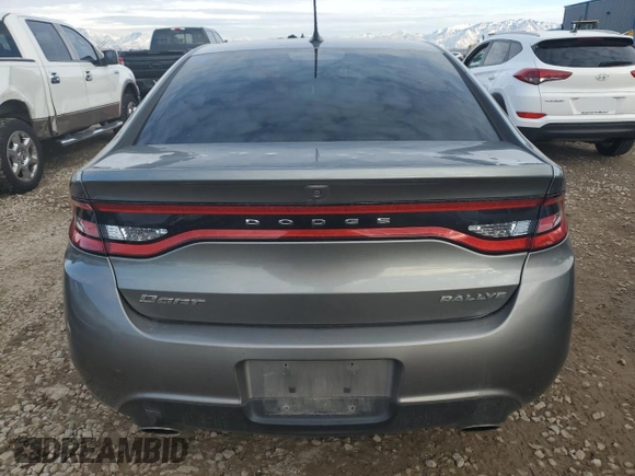 2013 Dodge Dart Rallye with VIN 1C3CDFBA7DD305864, listed as a Copart auction lot 88352685 with 121,274 mi miles and Salvage Title. Bid and sale history available at carsss.com. Image 6.