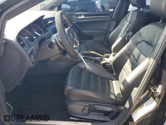 2015 Volkswagen Golf GTI Autobahn with VIN 3VW4T7AU4FM064628, listed as a Copart auction lot 74144834 with 0 mi miles and Salvage Title. Bid and sale history available at carsss.com. Image 7.