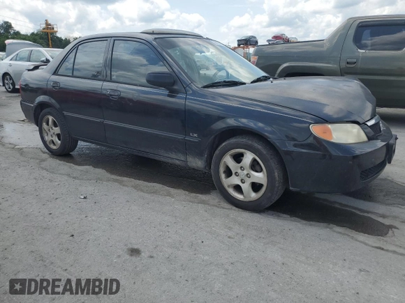 2002 Mazda Protege DX z VIN JM1BJ225020537013, wystawiony jako Copart lot #56952495 z przebiegiem 129 846 mil mil oraz Czysty tytuł • Clean title. Historia ofert i sprzedaży dostępna na DreamBid. Obrazek 4.