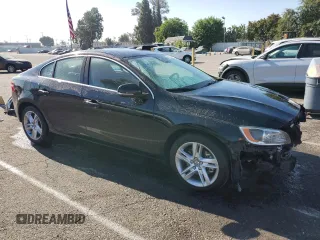 2015 Volvo S60 T5 Drive-E Platinum with VIN YV126MFM3F1358750, listed as a Copart auction lot 63055013 with 60,500 mi miles. Bid and sale history available at carsss.com. Image 4.