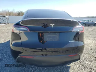 2023 Tesla Model Y Long Range with VIN 7SAYGDEE5PF892285, listed as a Copart auction lot 46458635 with 39,951 mi miles and Salvage Title. Bid and sale history available at DreamBid. Image 6.