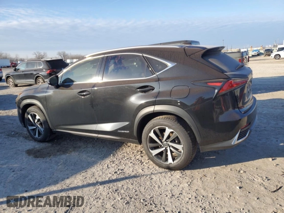 2020 Lexus NX with VIN JTJGJRDZ5L2133271, listed as a Copart auction lot 41495555 with 118,536 mi miles and Salvage Title. Bid and sale history available at carsss.com. Image 2.