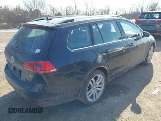 2017 Volkswagen Golf SportWagen S with VIN 3VWC17AU4HM503041, listed as a IAAI auction lot 41559689 with 51,985 mi miles. Bid and sale history available at carsss.com. Image 4.