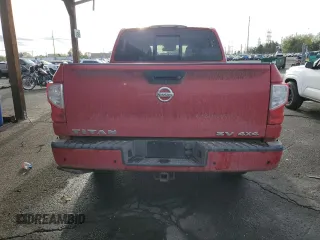 2021 Nissan Titan SV with VIN 1N6AA1ED0MN510017, listed as a Copart auction lot 55466215 with 38,556 mi miles and Salvage title. Bid and sale history available at DreamBid. Image 6.