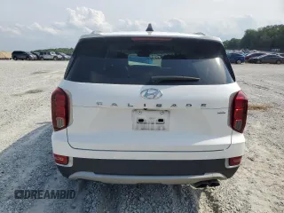 2022 Hyundai Palisade SEL with VIN KM8R4DHE1NU455583, listed as a Copart auction lot 57660355 with 43,705 mi miles and Salvage title. Bid and sale history available at DreamBid. Image 6.