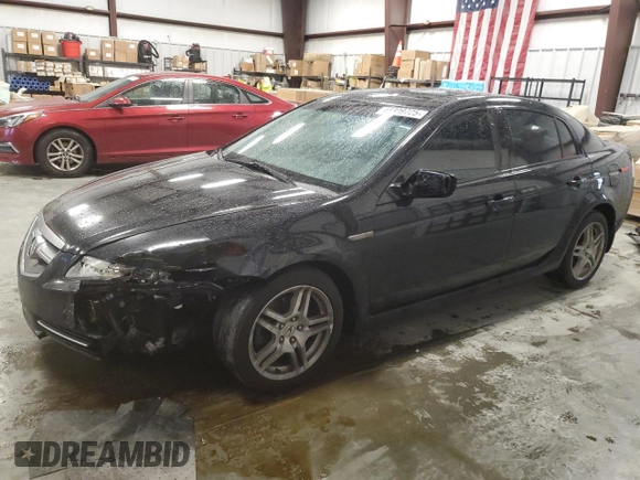 2008 Acura TL with VIN 19UUA66208A025949, listed as a Copart auction lot 48309725 with 151,897 mi miles and Salvage Title. Bid and sale history available at carsss.com. Image 1.