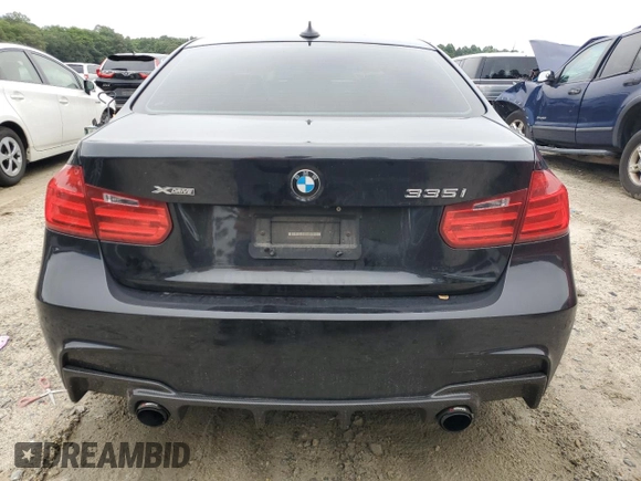 2015 BMW 3 Series 335i xDrive with VIN WBA3B9G56FNR92960, listed as a Copart auction lot 60963875 with 135,624 mi miles and Salvage title. Bid and sale history available at DreamBid. Image 6.