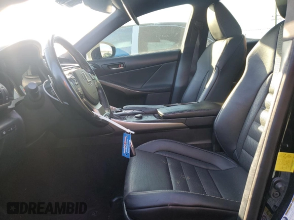 2017 Lexus IS 350 with VIN JTHCE1D22H5013734, listed as a Copart auction lot 80974524 with 89,820 mi miles and Salvage title. Bid and sale history available at DreamBid. Image 7.