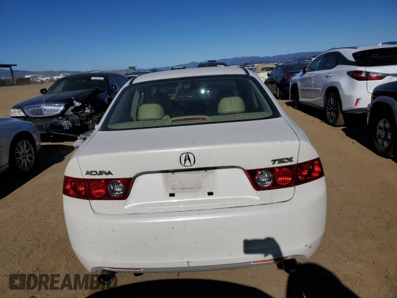 2004 Acura TSX w/Navigation with VIN JH4CL96974C029660, listed as a Copart auction lot 41816975 with 254,177 mi miles and Salvage Title. Bid and sale history available at carsss.com. Image 6.