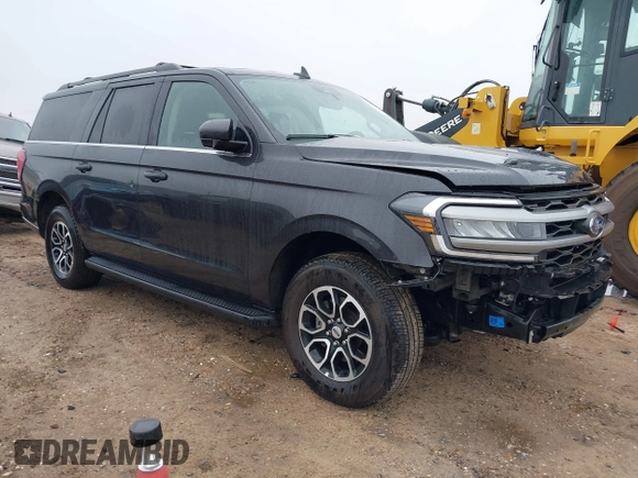 2024 Ford Expedition Max XLT with VIN 1FMJK1J88REA11459, listed as a IAAI auction lot 41201593 with 14,342 mi miles and . Bid and sale history available at DreamBid. Image 1.