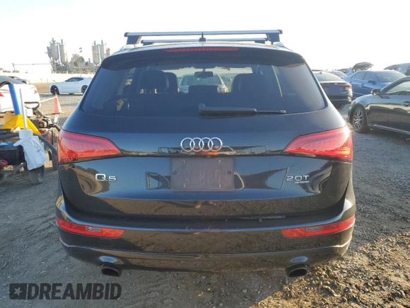 2014 Audi Q5 Premium Plus with VIN WA1LFAFP4EA040132, listed as a Copart auction lot 42814895 with 87,185 mi miles and Salvage Title. Bid and sale history available at carsss.com. Image 6.