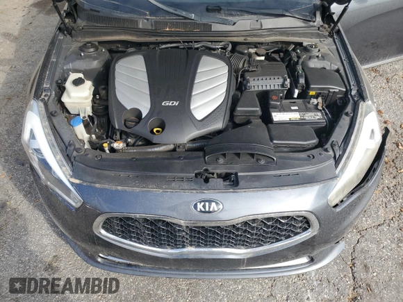 2014 Kia Cadenza Premium with VIN KNALN4D71E5163583, listed as a Copart auction lot 80304934 with 97,461 mi miles and Non Repairable. Bid and sale history available at carsss.com. Image 11.