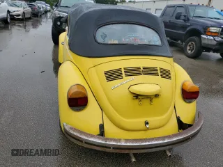 1973 Volkswagen Beetle with VIN 1532402327, listed as a Copart auction lot 74980334 with 82,577 mi miles and Salvage Title. Bid and sale history available at DreamBid. Image 6.
