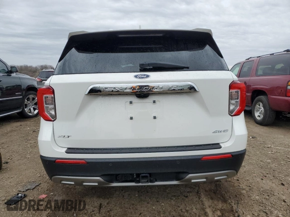 2022 Ford Explorer XLT z VIN 1FMSK8DH6NGB28836, wystawiony jako Copart lot #53517375 z przebiegiem 36 092 mil mil oraz Szkoda całkowita • Salvage title. Historia ofert i sprzedaży dostępna na DreamBid. Obrazek 6.